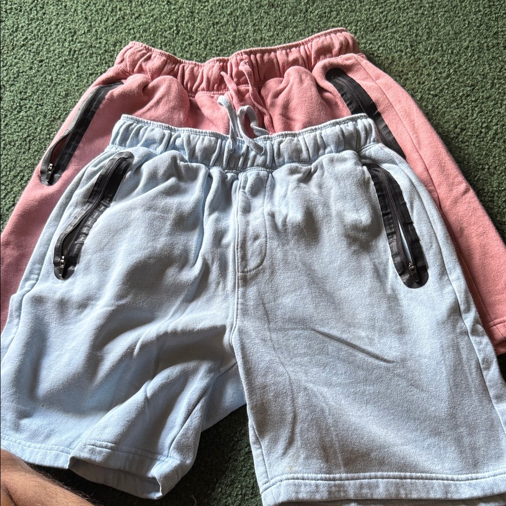 True Craft Pink and Light Blue Kids' Shorts